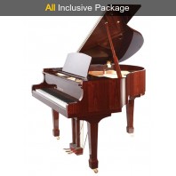 Steinhoven SG183 Polished Walnut Grand Piano All Inclusive Package